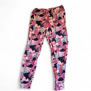 Jockey Women Floral Print Jogging Pjs in Pink and Navy